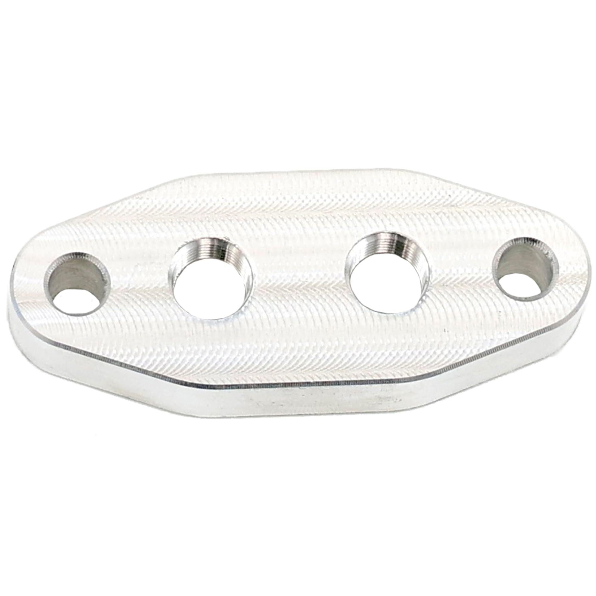 Bluegrass Performance Dual Port LS Oil Pan 1/8NPT Adapter Plate 6061 Billet Aluminum LS1 Turbo Supercharger Gauge Oil Feed Port - Image 3