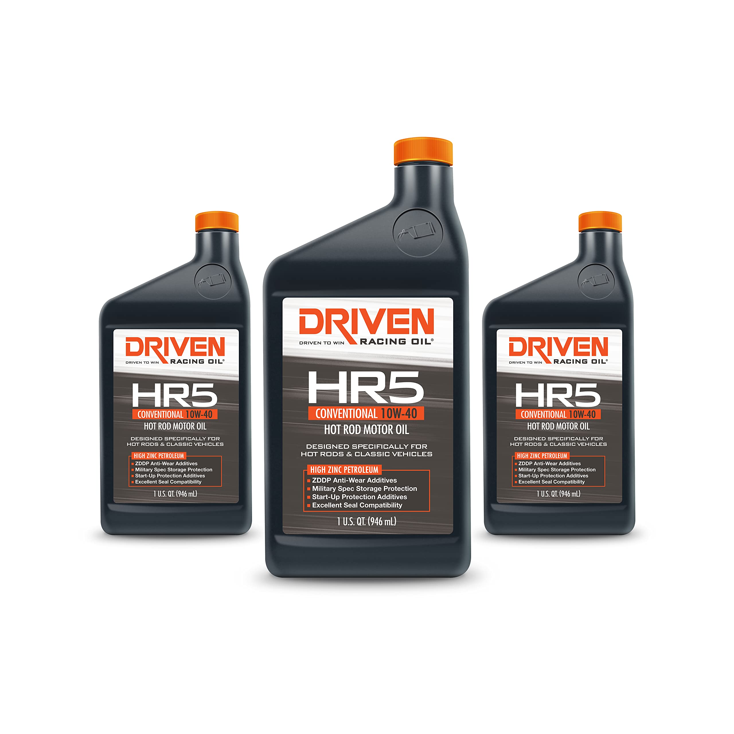 Driven Racing Oil 03806 Hr-5 High Zinc Conventional 10W-40 Quart, 1 Quart - Image 3