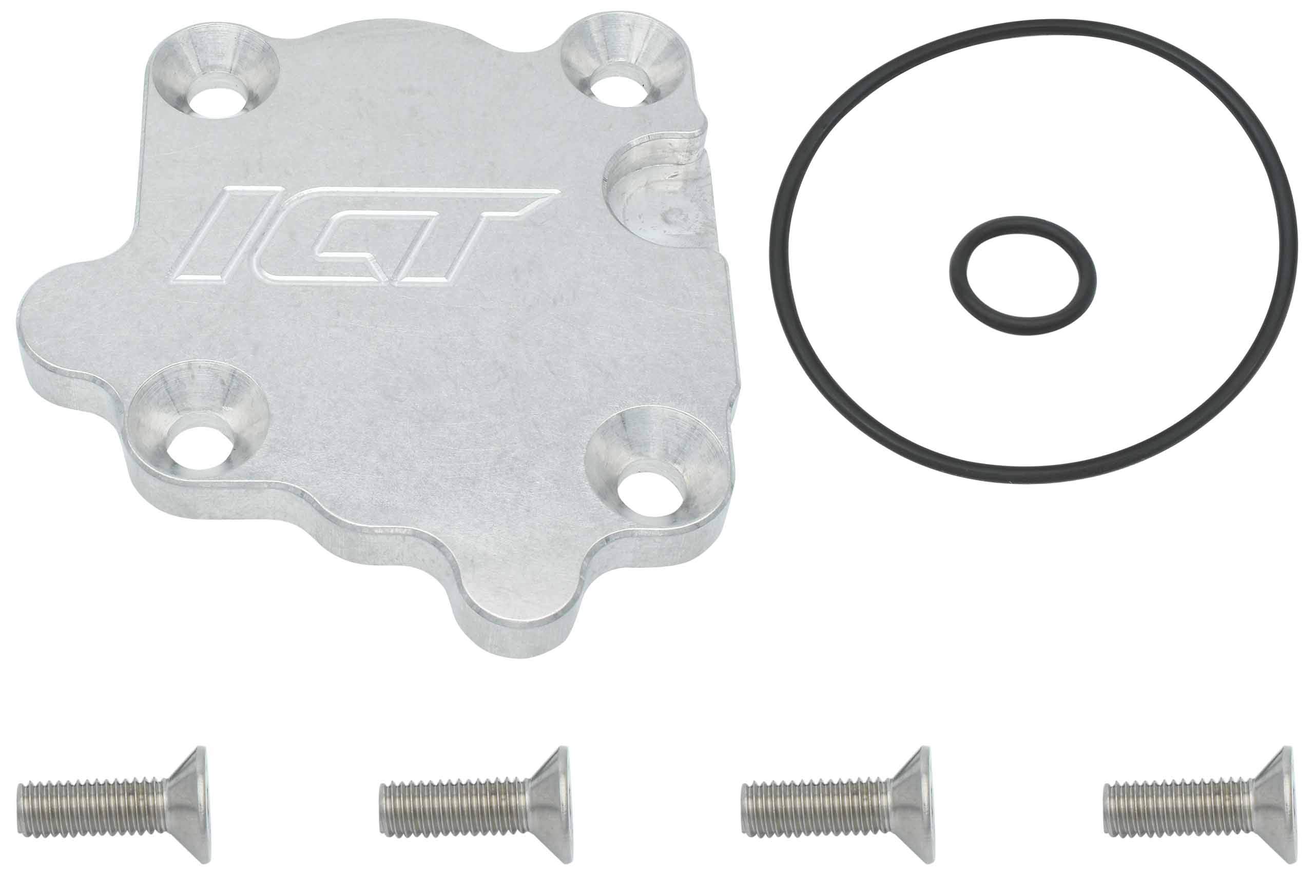 ICT Billet Gen V LT Vacuum Pump Flange Cover Plate Adapter For Oil Galley Flange Compatible with LT1 LT2 L82 L83 L83 L84 L86 L87 L8B LT4 LT5 Made in the USA 551123 - Image 3