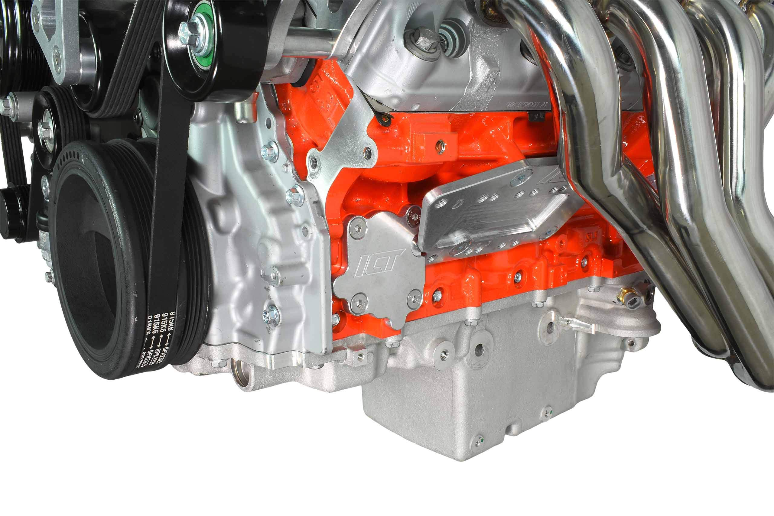 ICT Billet Gen V LT Vacuum Pump Flange Cover Plate Adapter For Oil Galley Flange Compatible with LT1 LT2 L82 L83 L83 L84 L86 L87 L8B LT4 LT5 Made in the USA 551123 - Image 6