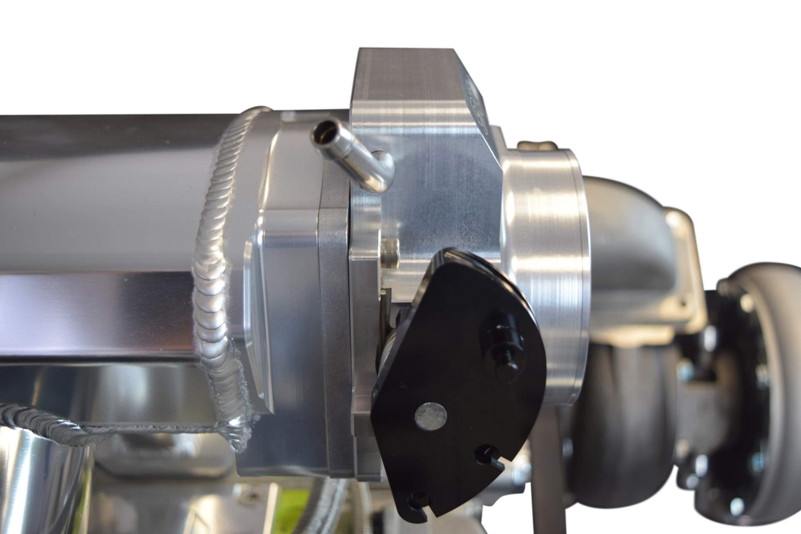 ICT Billet LS 92mm Throttle Body to 102mm Intake Manifold 4 Bolt TB Adapter LS1 LS3 LSX 551571 Natural - Image 3