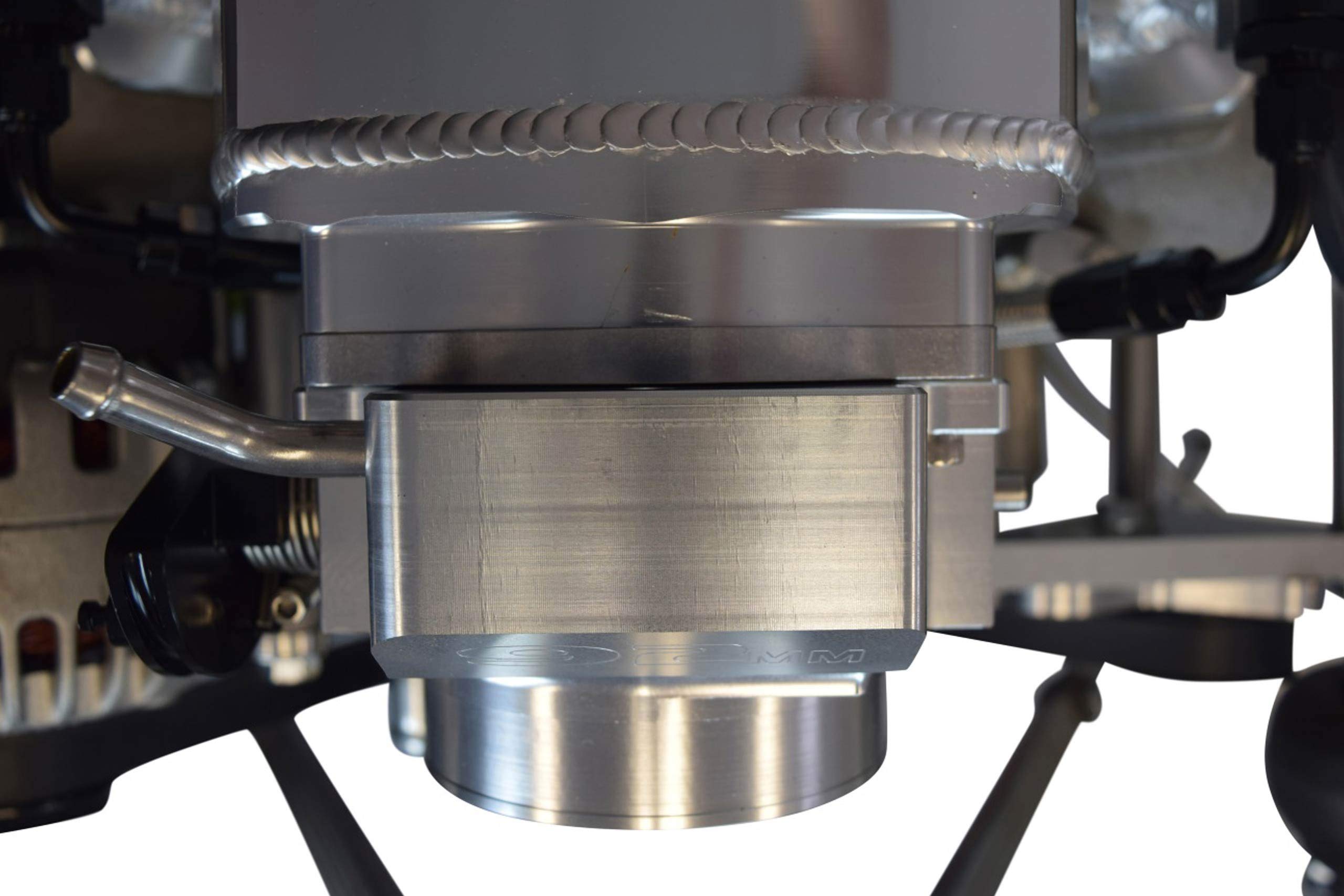 ICT Billet LS 92mm Throttle Body to 102mm Intake Manifold 4 Bolt TB Adapter LS1 LS3 LSX 551571 Natural - Image 8