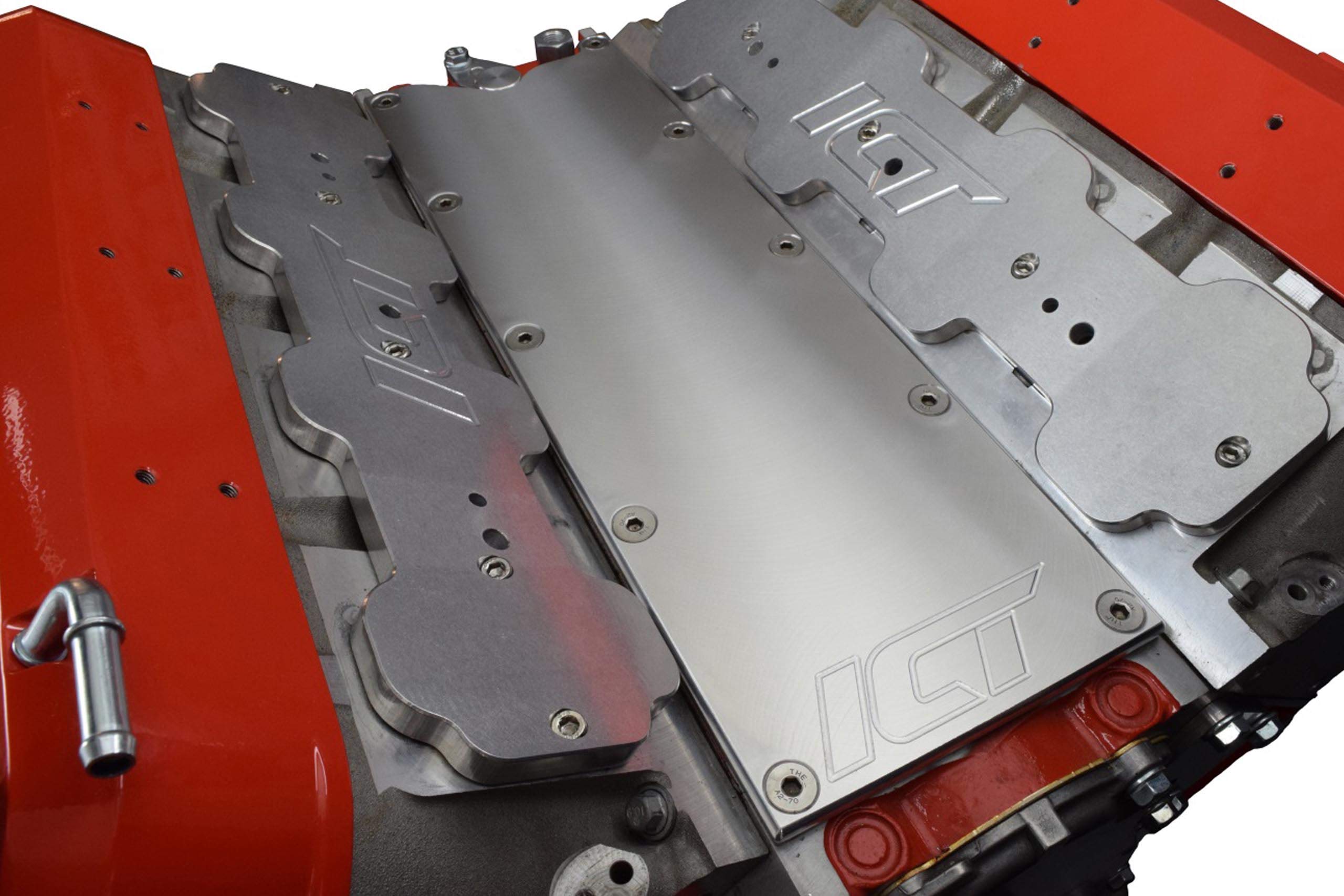 ICT Billet LS Gen III (3) VALLEY PAN Cover Plate Billet Aluminum Low Profile (No Knock Sensor) LSX LS1 LM7 LR4 LQ4 LS6 L59 LQ9 LM4 L33 Dress Up Engine Cover 551629 - Image 5