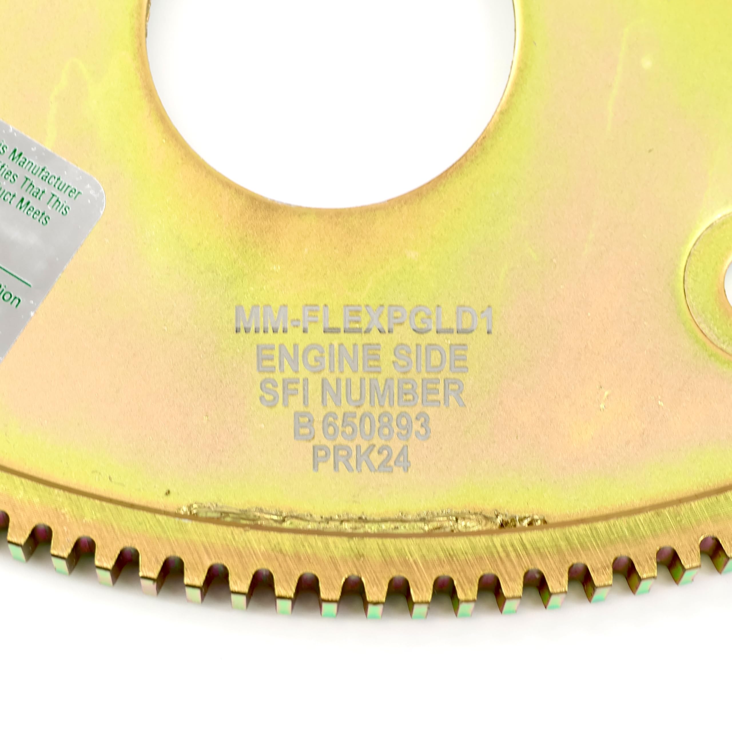 Michigan Motorsports Gold Series LS Flexplate for 4L60 TH350 700R4 4L60E SFI 29.1 Chromoly 6-Bolt Flex Plate - Fits 4.8L 5.3L 5.7L 6.0L 6.2L - Image 3