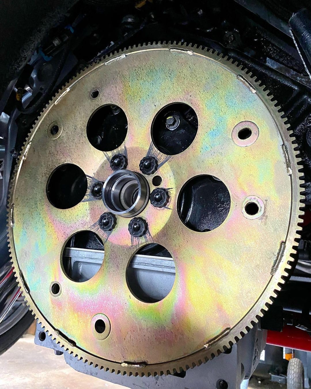 Michigan Motorsports LS Flexplate Adapter Spacer | Fits 4.8L 5.3L 5.7L 6.0L 6.2L 7.0L GM LS Engines | Works with TH350 TH400 700R4 Transmission Conversions - Image 5