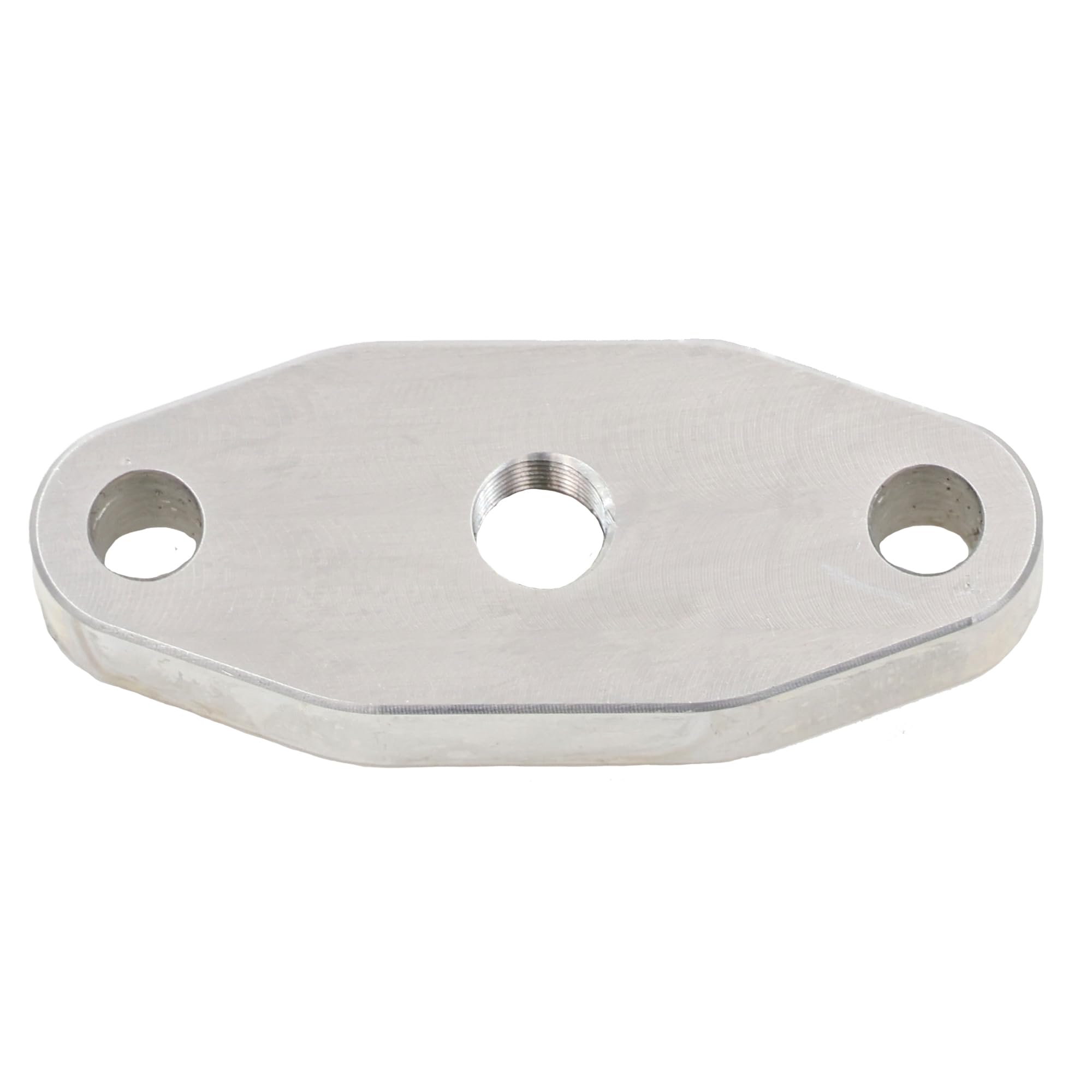 Michigan Motorsports LS Oil Pan 1/8NPT Adapter Plate 6061 Billet Aluminum LS1 Turbo Supercharger Gauge Oil Feed Port - Image 3