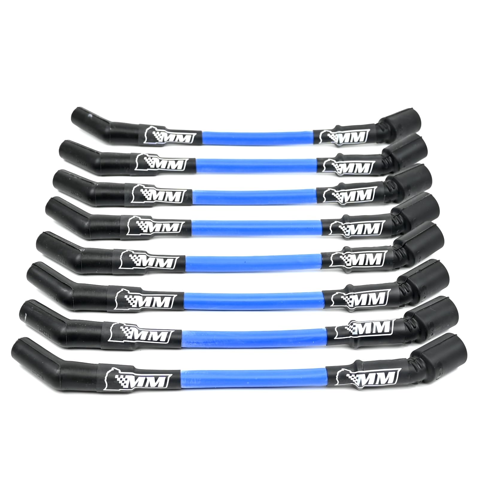 Michigan Motorsports LS Truck Spark Plug Wire Set - 10mm Performance Wires for Truck/SUV 4.8L 5.3L 6.0L 6.2L Silverado Sierra Tahoe Yukon Escalade (Blue) - Image 3