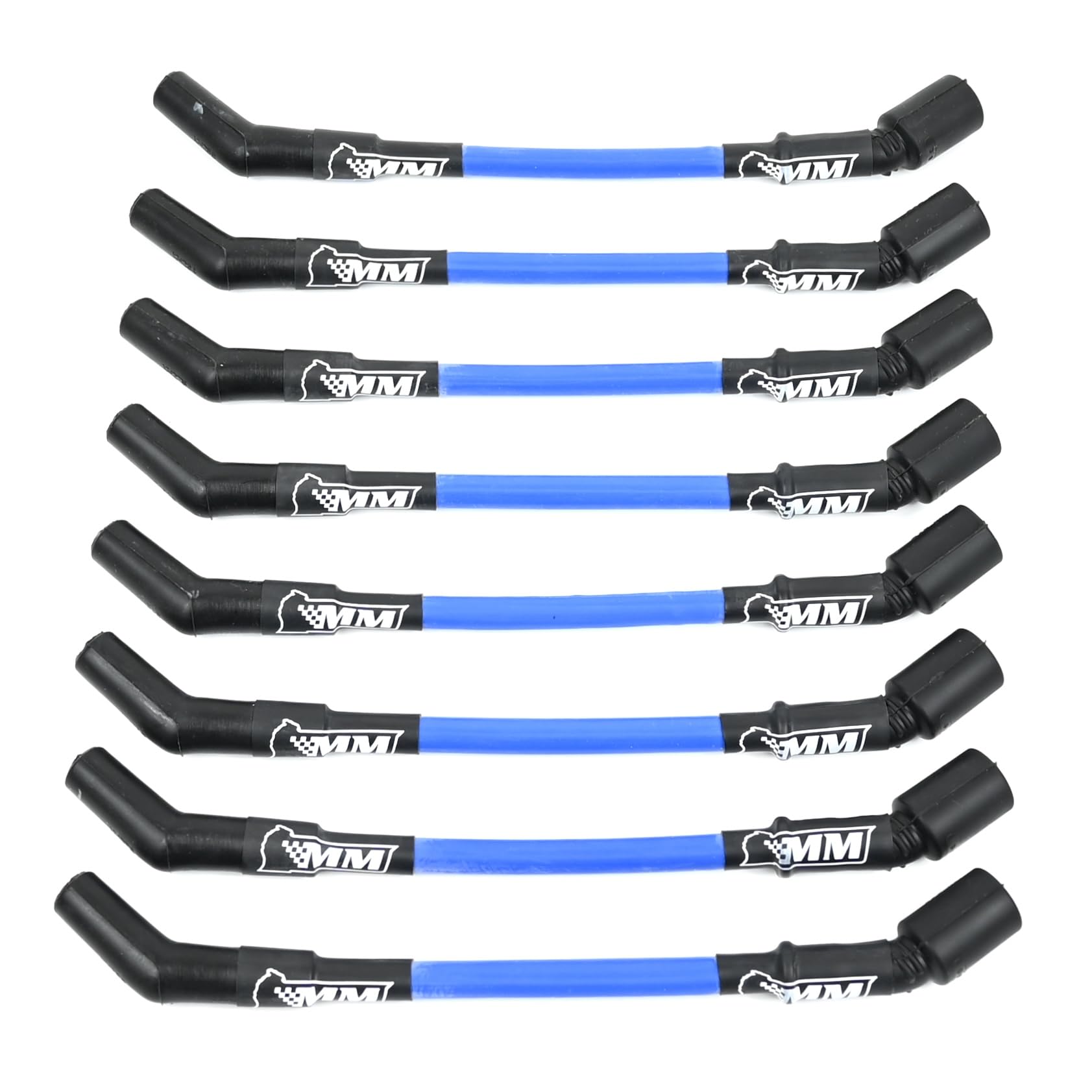 Michigan Motorsports LS Truck Spark Plug Wire Set - 10mm Performance Wires for Truck/SUV 4.8L 5.3L 6.0L 6.2L Silverado Sierra Tahoe Yukon Escalade (Blue) - Image 4
