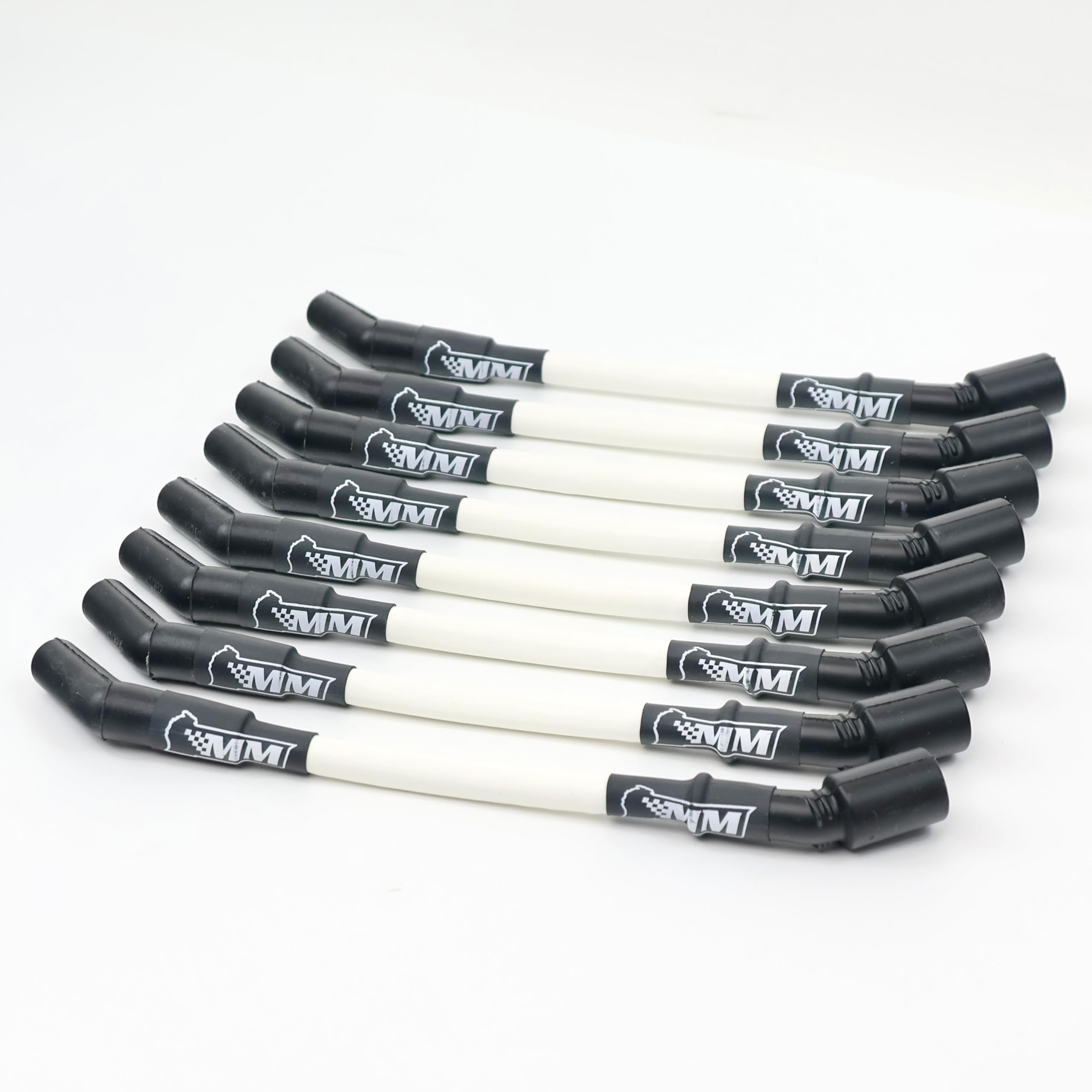 Michigan Motorsports LS Truck Spark Plug Wire Set - 10mm Performance Wires for Truck/SUV 4.8L 5.3L 6.0L 6.2L Silverado Sierra Tahoe Yukon Escalade (White) - Image 4