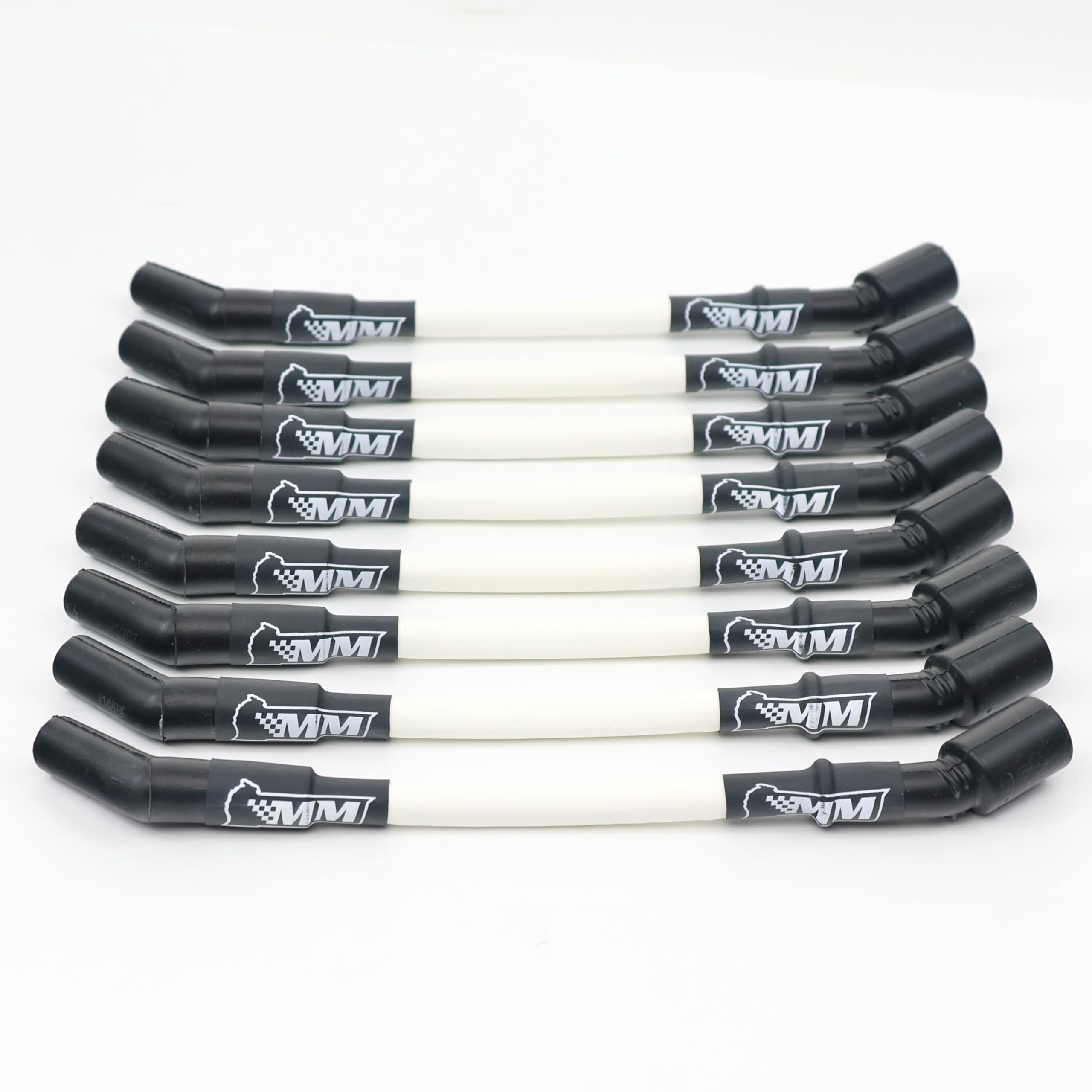 Michigan Motorsports LS Truck Spark Plug Wire Set - 10mm Performance Wires for Truck/SUV 4.8L 5.3L 6.0L 6.2L Silverado Sierra Tahoe Yukon Escalade (White) - Image 5