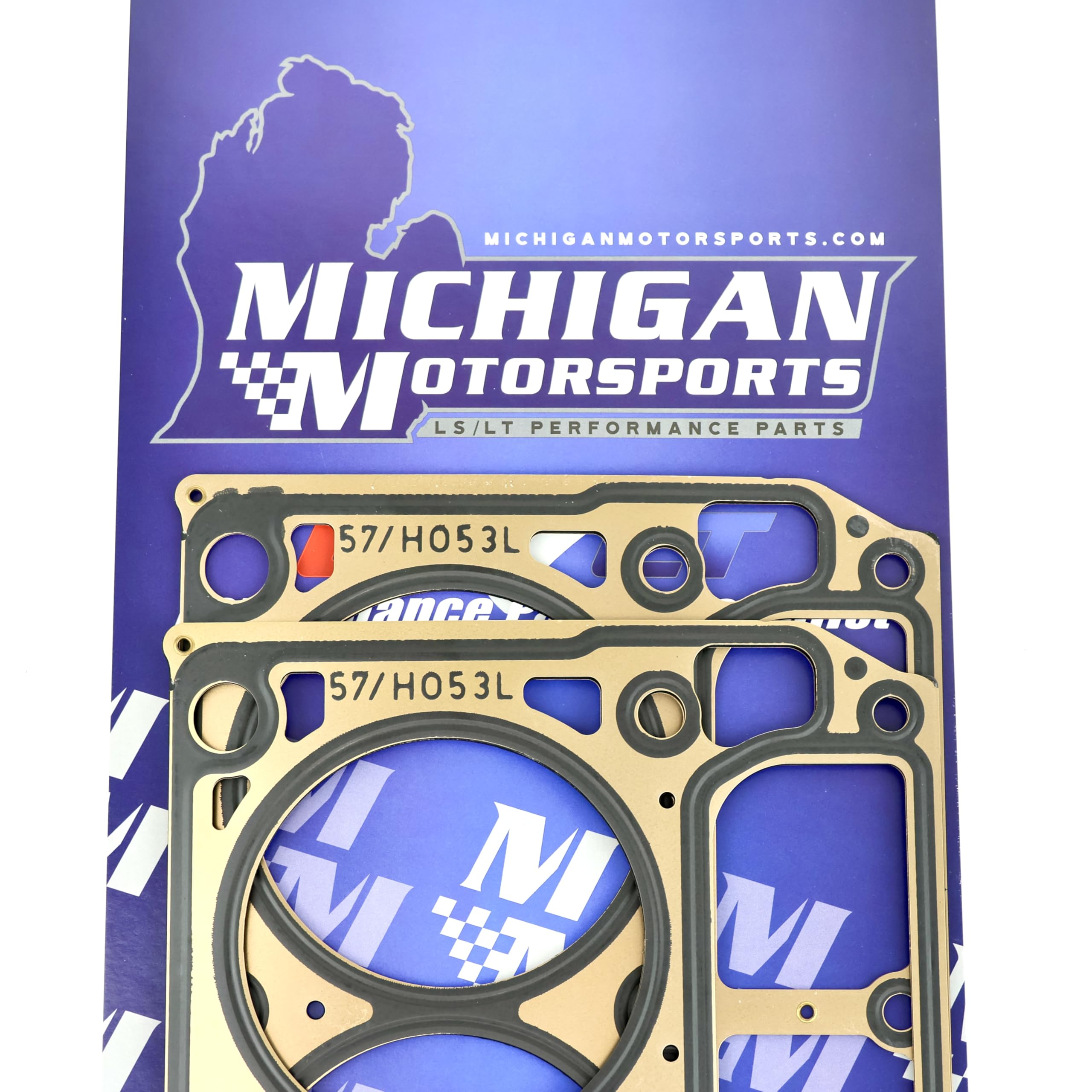 Michigan Motorsports LS1 LS6 Cylinder Head Gaskets | MLS Multi-Layer Steel | Fits 4.8L 5.3L 5.7L LS Engines | Replaces GM 12589226 - Image 4
