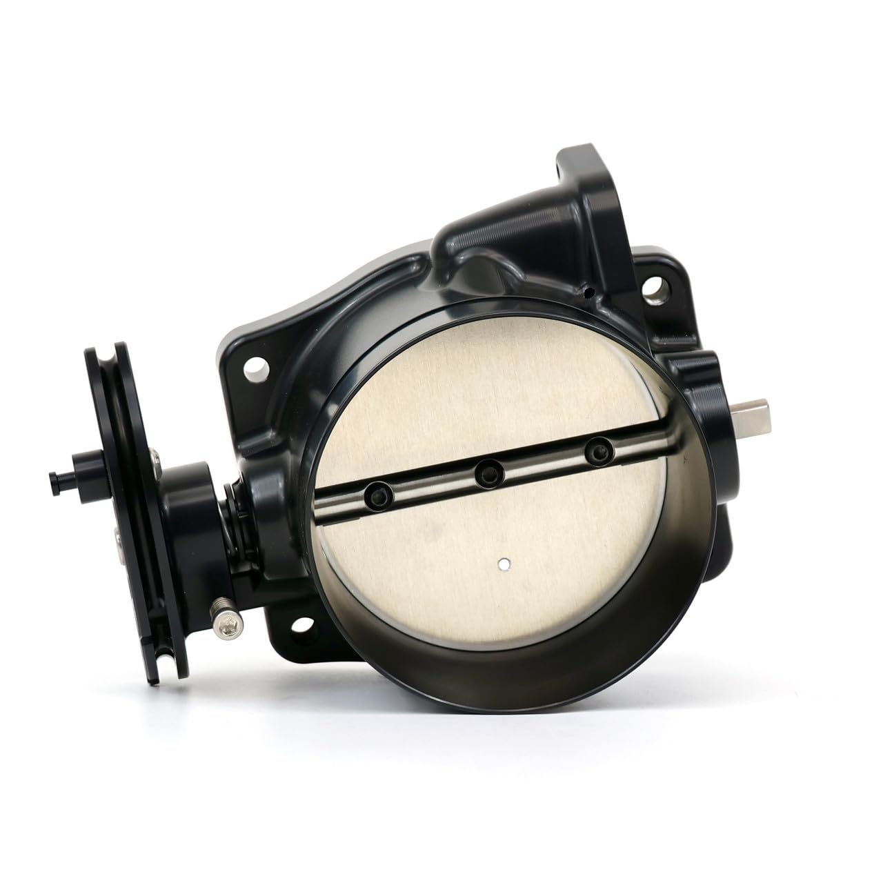 Nick William 92MM Black LS Gen 3/4 Cable Throttle Body, 92MMBK CNC Billet for 4.8 5.3 5.7 6.0 6.2 LS1 LS2 LQ4 LQ9 LS3 L92 L94 L76 L77 LY6 L96 SD92MMBK - Image 4