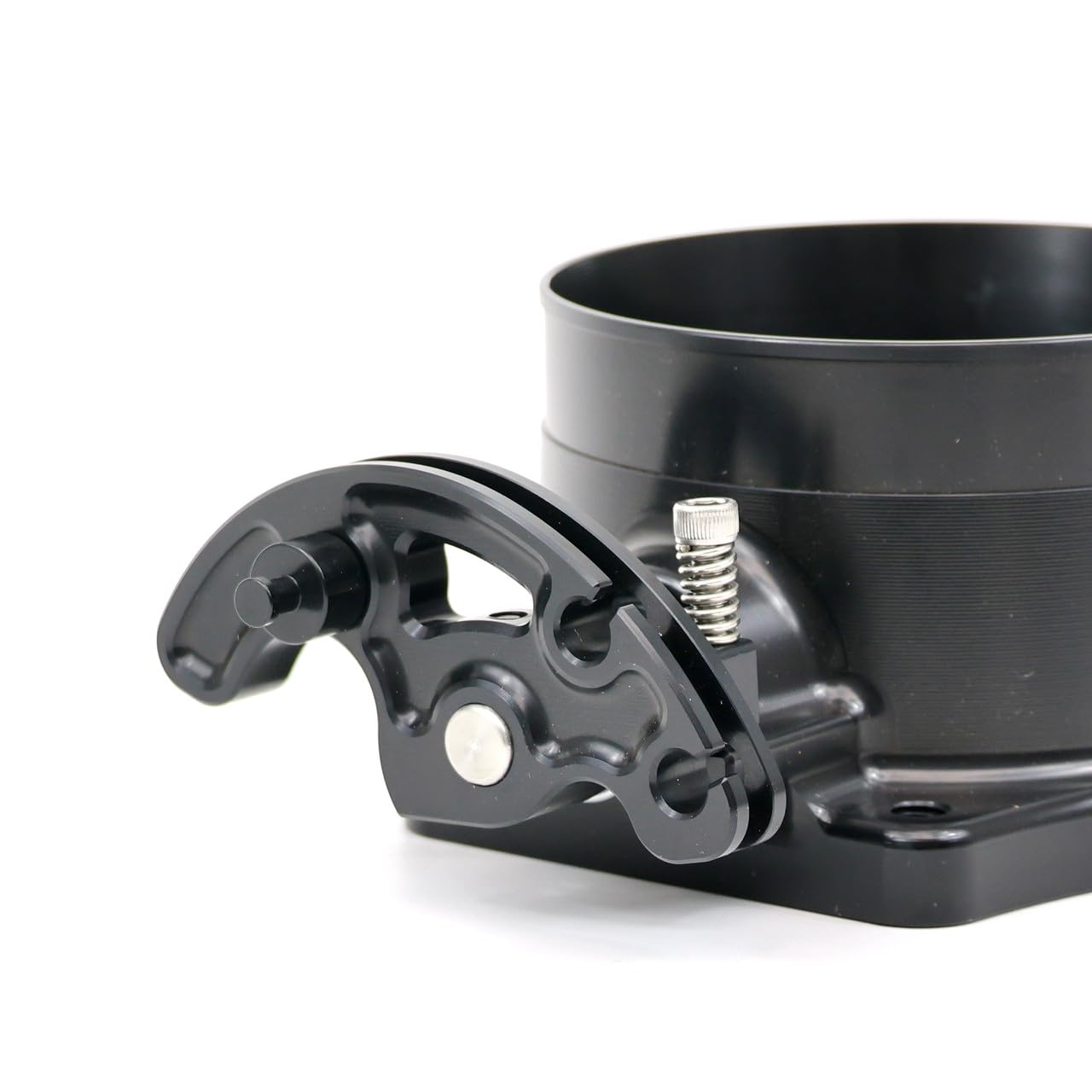 Nick William 92MM Black LS Gen 3/4 Cable Throttle Body, 92MMBK CNC Billet for 4.8 5.3 5.7 6.0 6.2 LS1 LS2 LQ4 LQ9 LS3 L92 L94 L76 L77 LY6 L96 SD92MMBK - Image 7