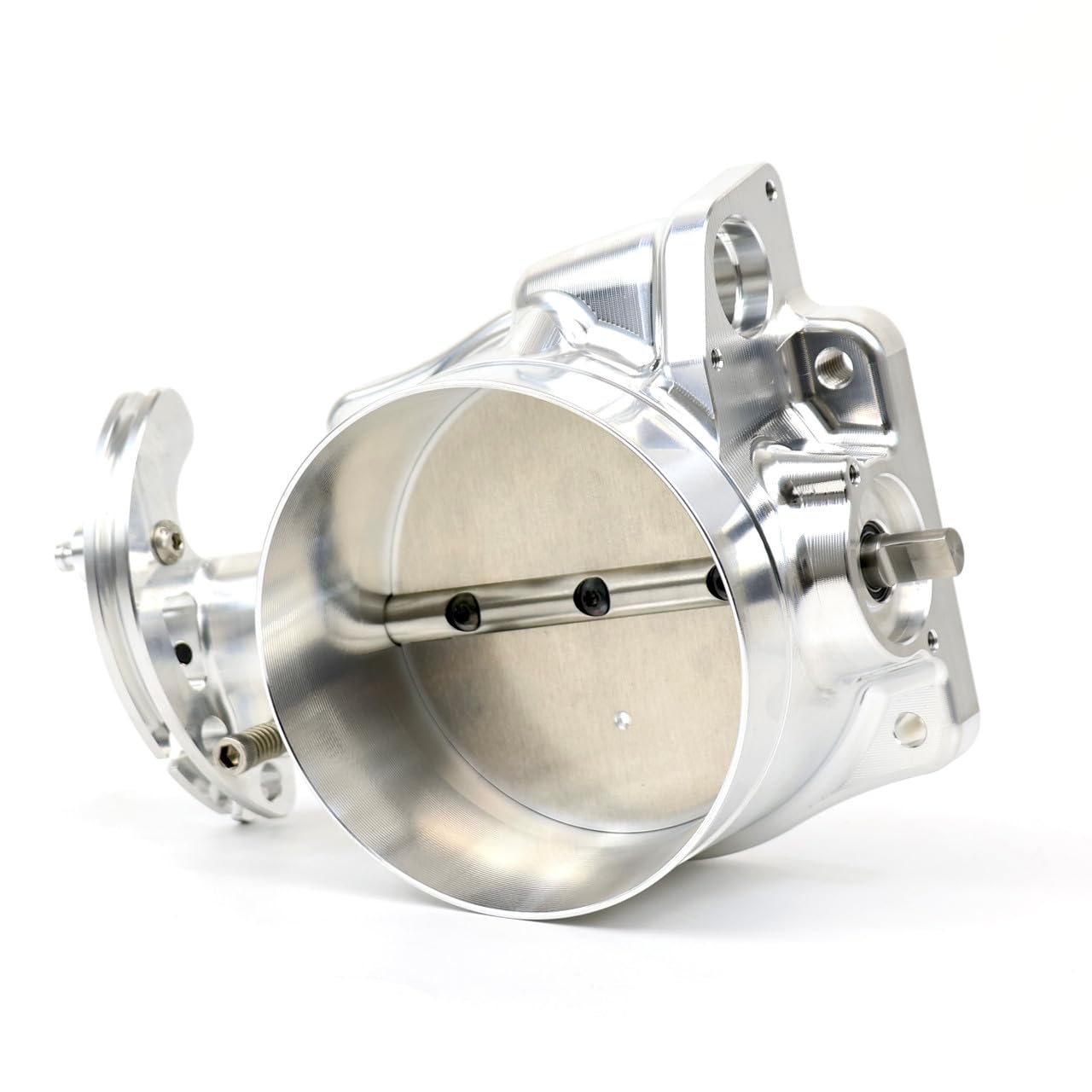 Nick William 92MM LS Gen 3/4 Cable Throttle Body, 92MMBK CNC Billet for 4.8 5.3 5.7 6.0 6.2 LS1 LS2 LQ4 LQ9 LS3 L92 L94 L76 L77 LY6 L96 SD92MMBK - Image 4