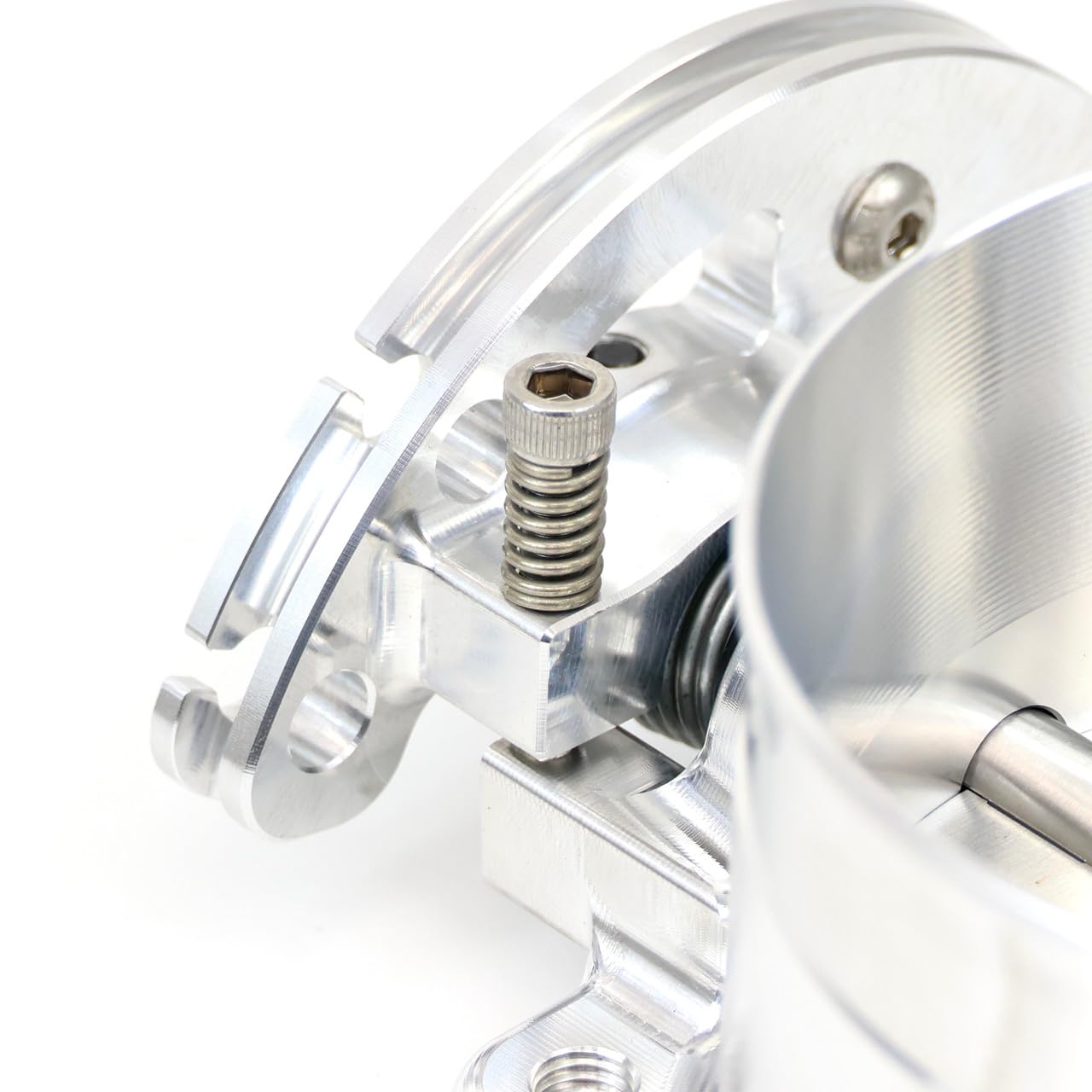 Nick William 92MM LS Gen 3/4 Cable Throttle Body, 92MMBK CNC Billet for 4.8 5.3 5.7 6.0 6.2 LS1 LS2 LQ4 LQ9 LS3 L92 L94 L76 L77 LY6 L96 SD92MMBK - Image 6